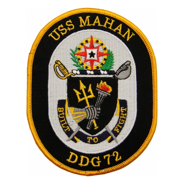 USS Mahan DDG-72 Ship Patch
