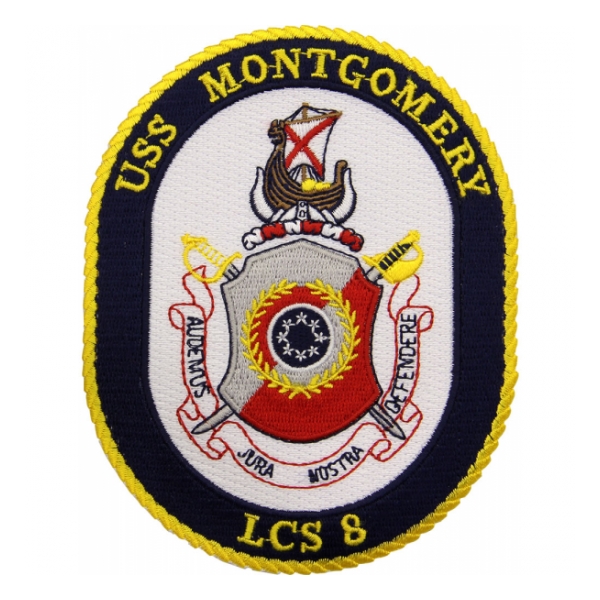 USS Montgomery LCS-8 Ship Patch
