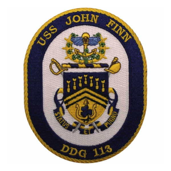 USS John Finn DDG-113 Ship Patch