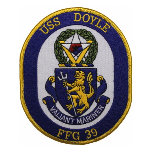 USS Doyle FFG-39 Ship Patch
