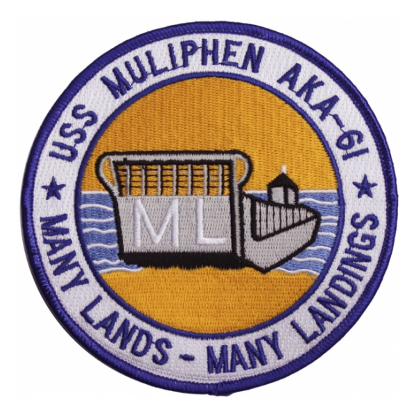 USS Muliphen AKA-61 Ship Patch