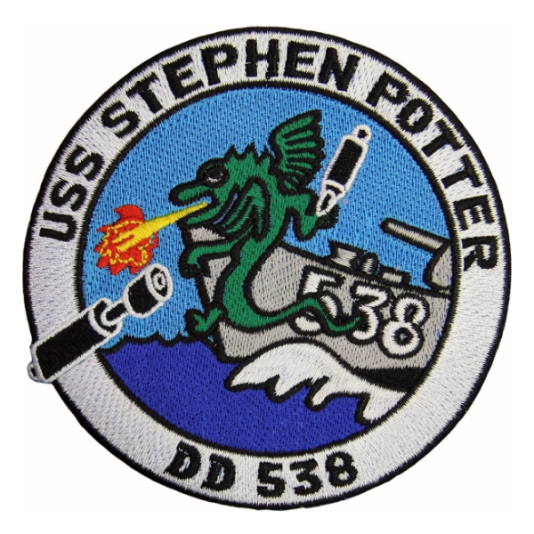 USS Stephen Potter DD-538 Ship Patch