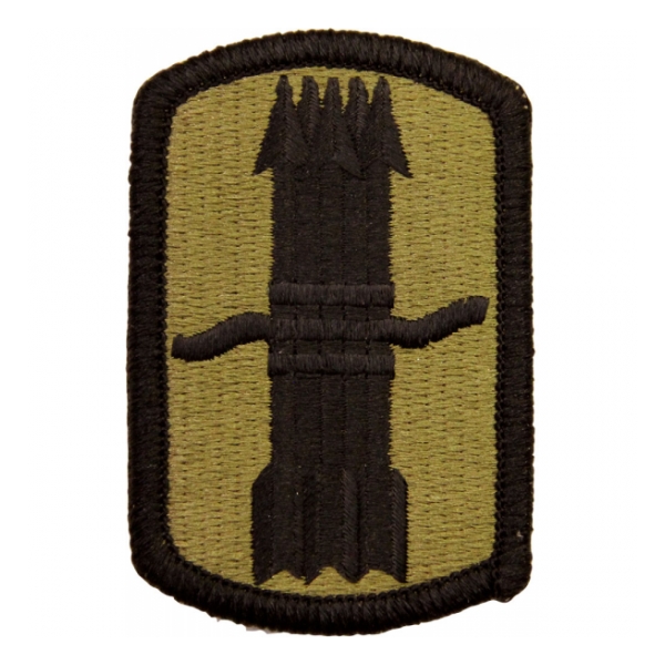 197th Fires Brigade Scorpion / OCP Patch With Hook Fastener
