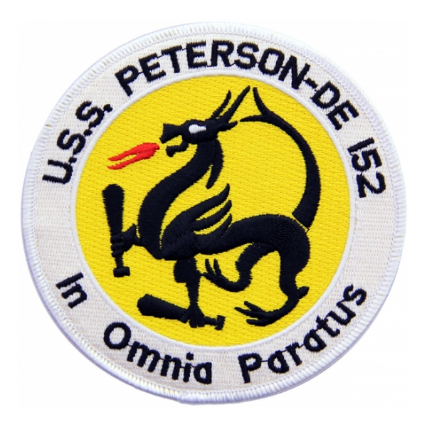 USS Peterson DE-152 Ship Patch