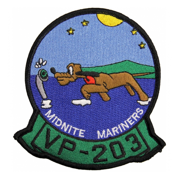 Navy Patrol Squadron VP-203 (Midnite Mariners) Patch