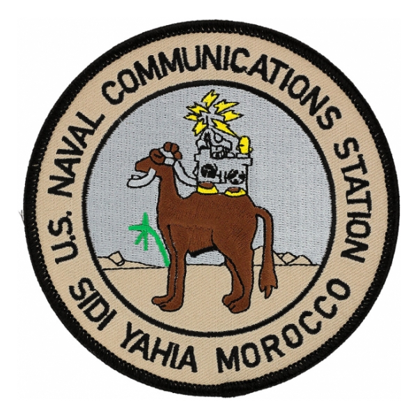 Naval Communication Station Sidi Yahia Morocco Patch