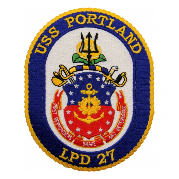 USS Portland LPD-27 Ship Patch