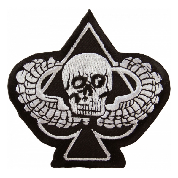 Winged Skull Ace Patch