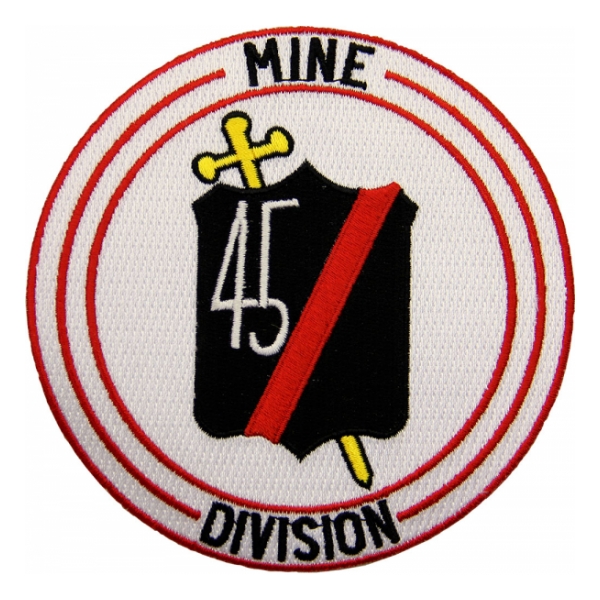 Navy Mine Division 45 Ship Patch