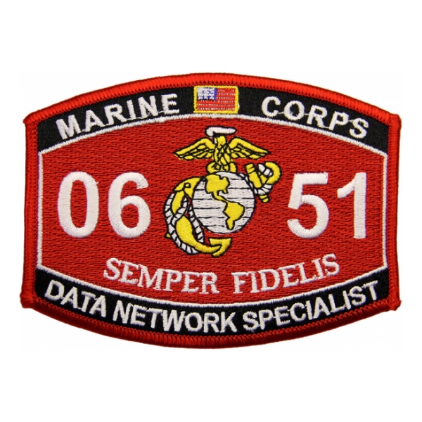 USMC MOS 0651 Data Network Specialist Patch