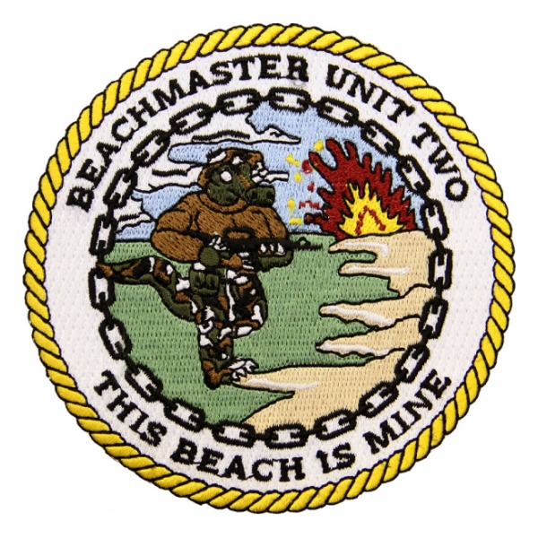 Navy Beachmaster Unit 2 (This Beach Is Mine) Patch