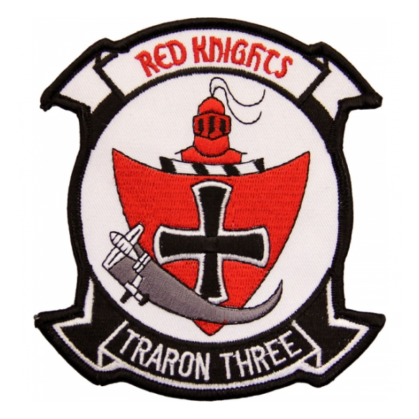 Navy Training Squadron VT-3 (Red Knights - Traron Three) Patch