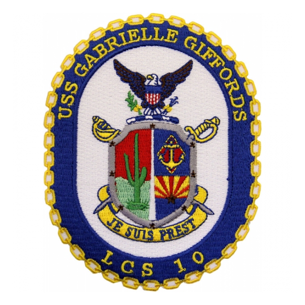 USS Gabrielle Giffords LCS-10 Ship Patch