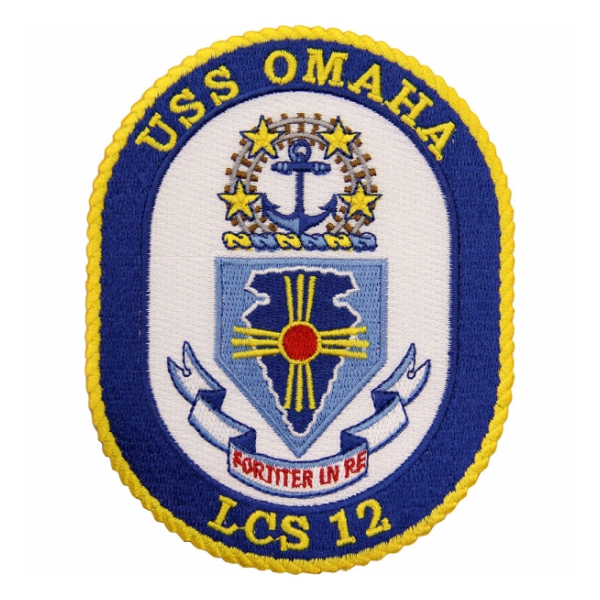 USS Omaha LCS-12 Ship Patch