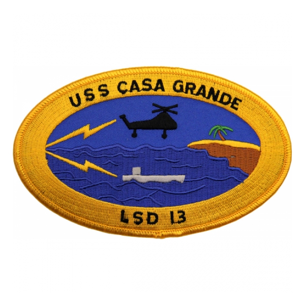 USS Casa Grande LSD-13 Ship Patch