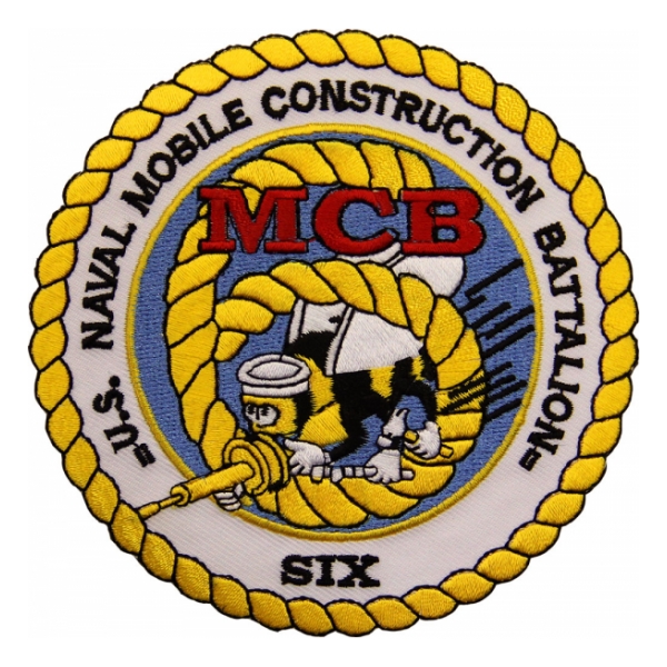 6th Naval Mobile Construction Battalion Patch