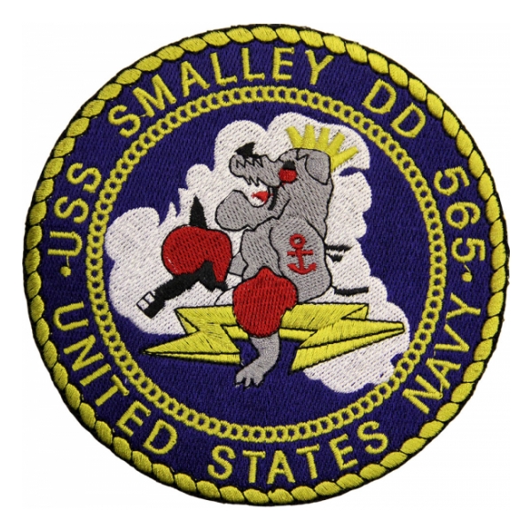 USS Smalley DD-565 Ship Patch