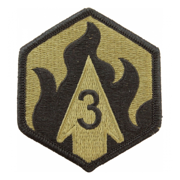 3rd Chemical Brigade Scorpion / OCP Patch With Hook Fastener