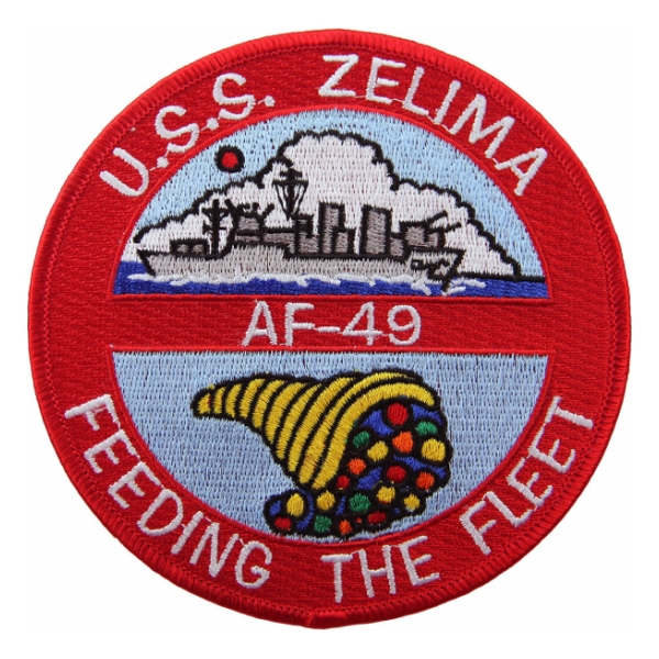 USS Zelima AF-49 Ship Patch
