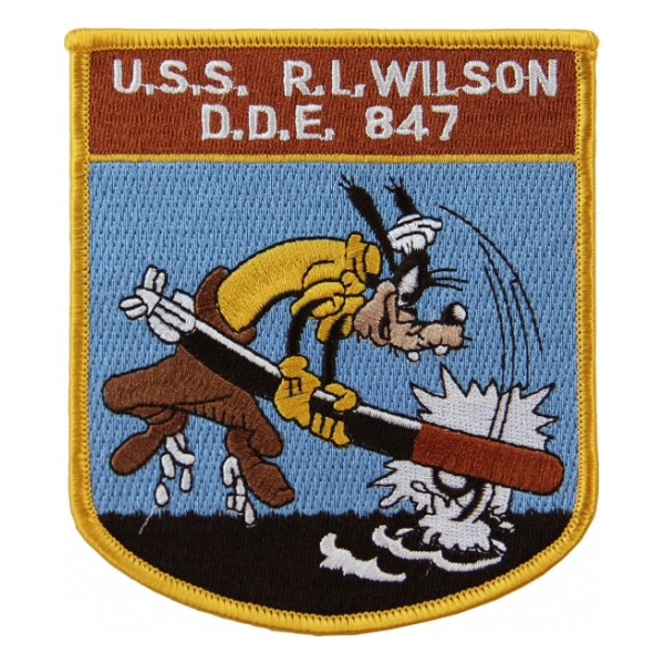USS R.L. Wilson DDE-847 Ship Patch