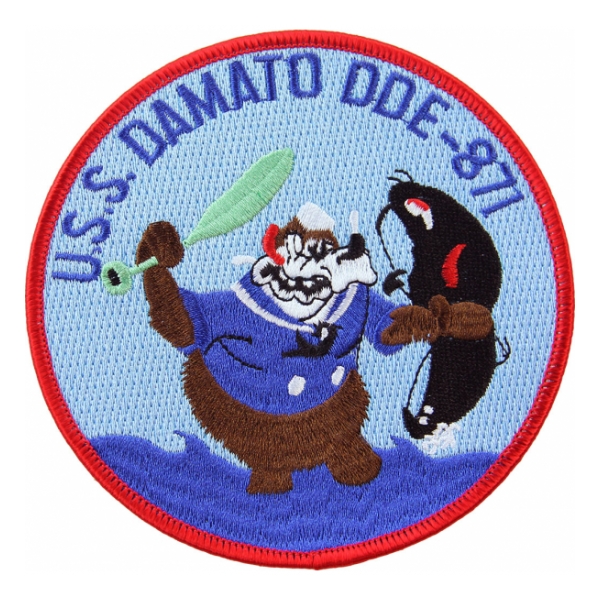 USS Damato DDE-871 Ship Patch