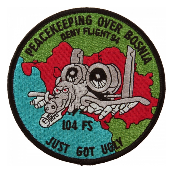 Air Force 104th Fighter Squadron (Operation Deny Flight 1994) Patch