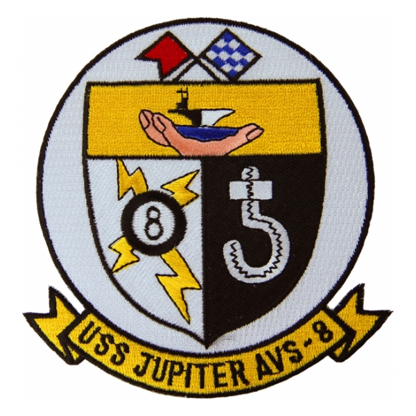 USS Jupiter AVS-8 Ship Patch
