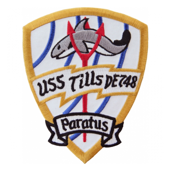 USS Tills DE-748 Ship Patch