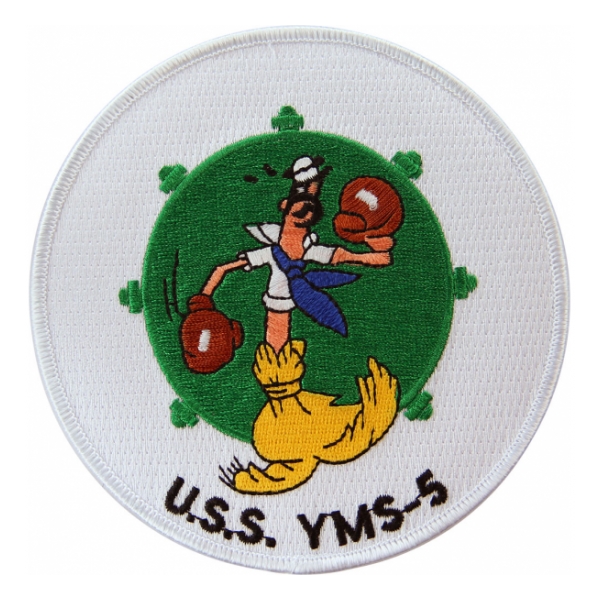USS YMS-5 Ship Patch