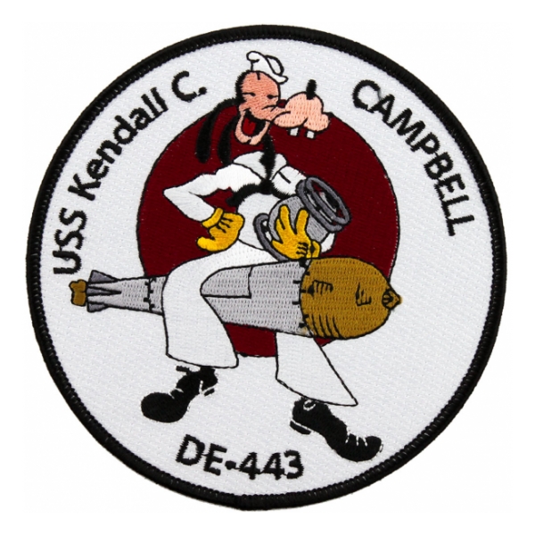 USS Kendall C. Campbell DE-443 Ship Patch