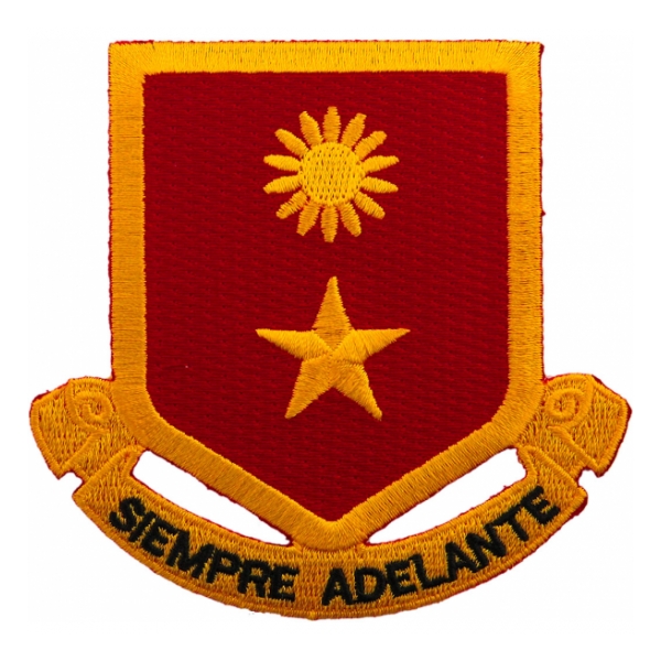 311h Cavalry Regiment (Siempre Adelante) Patch