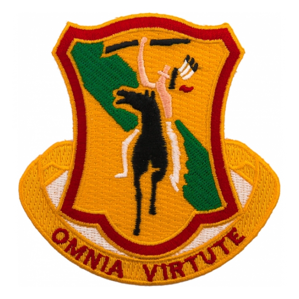 312th Cavalry Regiment Patch