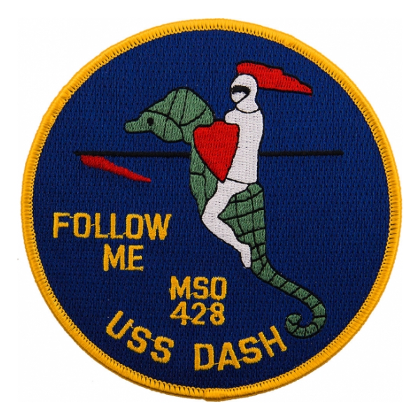 USS Dash MSO-428 Ship Patch