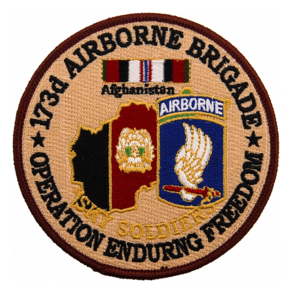 173rd Airborne Brigade Operation Enduring Freedom Patch