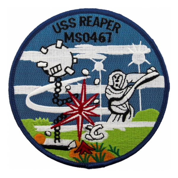 USS Reaper MSO-467 Ship Patch