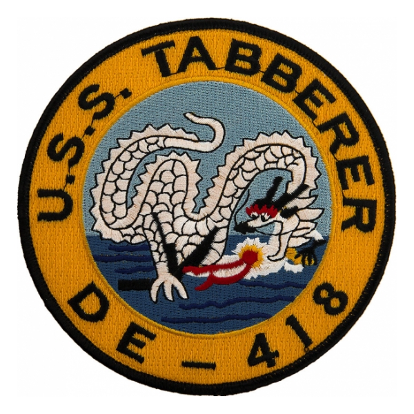 USS Tabberer DE-418 Ship Patch