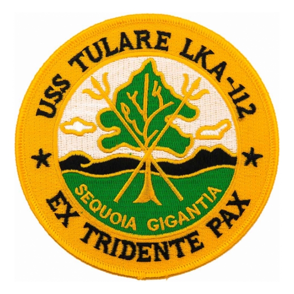 USS Tulare LKA-112 Ship Patch