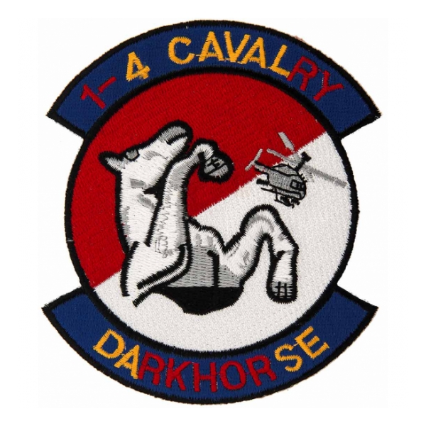 1st Battalion / 4th Cavalry Regiment Darkhorse Patch