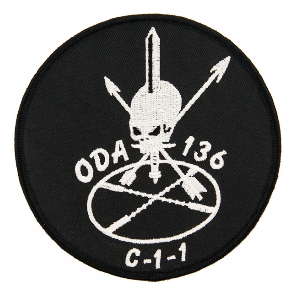 ODA-136 C Company 1st Battalion 1st Special Forces Group Patch
