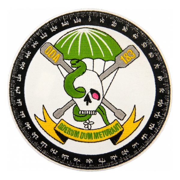 ODA-183 B Company 3rd Battalion 1st Special Forces Group Patch