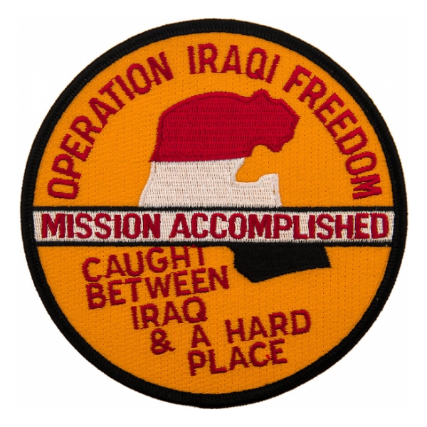 Operation Iraqi Freedom Mission Accomplished Patch