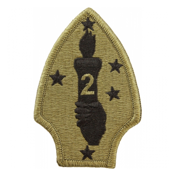 2nd Marine Division Scorpion / OCP Patch With Hook Fastener