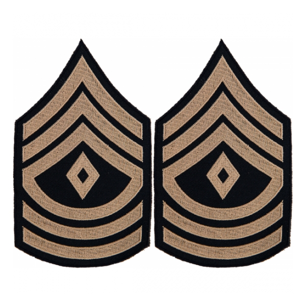 1st Sergeant Sleeve Chevron (Khaki Stripe)