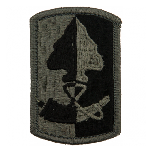 187th Infantry Brigade Patch Foliage Green (Velcro Backed)