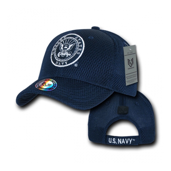 Navy Logo All Mesh Cap (Navy)