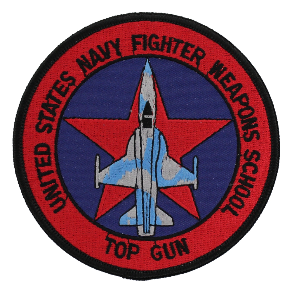 Navy Fighter Weapons School Top Gun Patch Flying Tigers Surplus