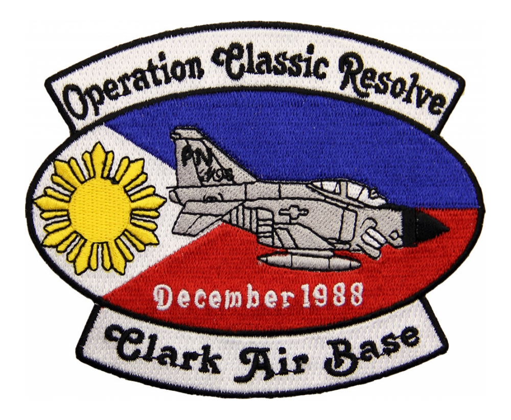 Clark Air Base Operation Classic Resolve Patch Flying Tigers Surplus