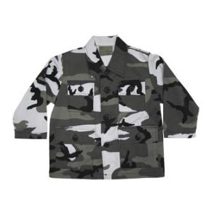 Youth BDU Long Sleeve Shirt (Urban Camo)