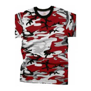 Camouflage T-Shirt (Red Camo)