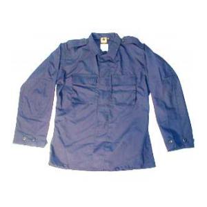 2 Pocket BDU Shirt (Poly/Cotton Ripstop)(Navy Blue)